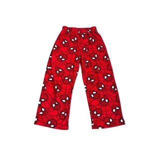 Marvel Boys Spider-Man Red Fleece Pajama Pants Size 4/5